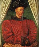 Jean Fouquet Charles VII of France oil painting artist